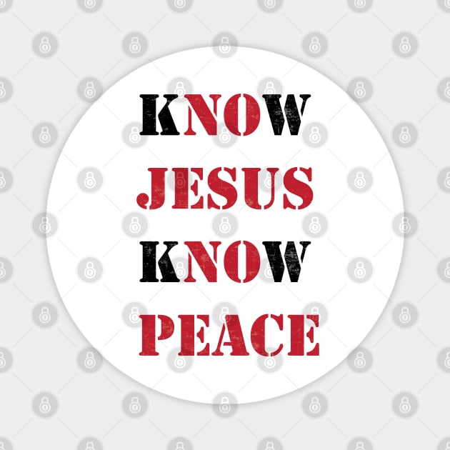 Know Jesus Magnet by CandD